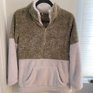 Fleece 3/4 zip Pullover